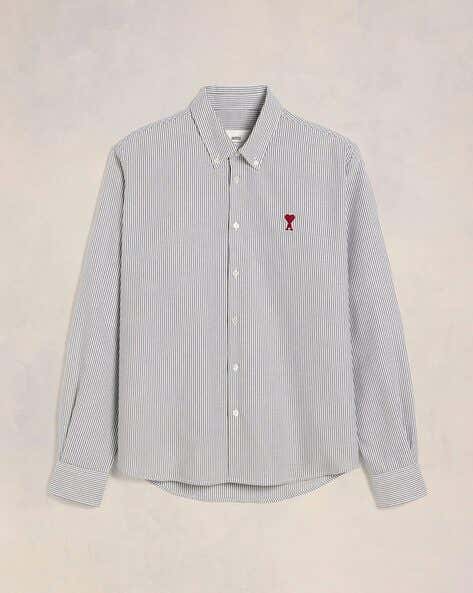 AP OXFORD Shirt - Grey Striped