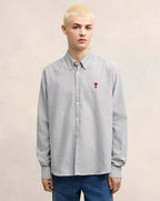 AP OXFORD Shirt - Grey Striped