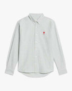 AP OXFORD Shirt - Green Striped