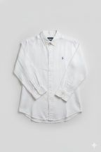 White Plain 100% Linen Shirt