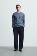 BASIC PURL KNIT SWEATER