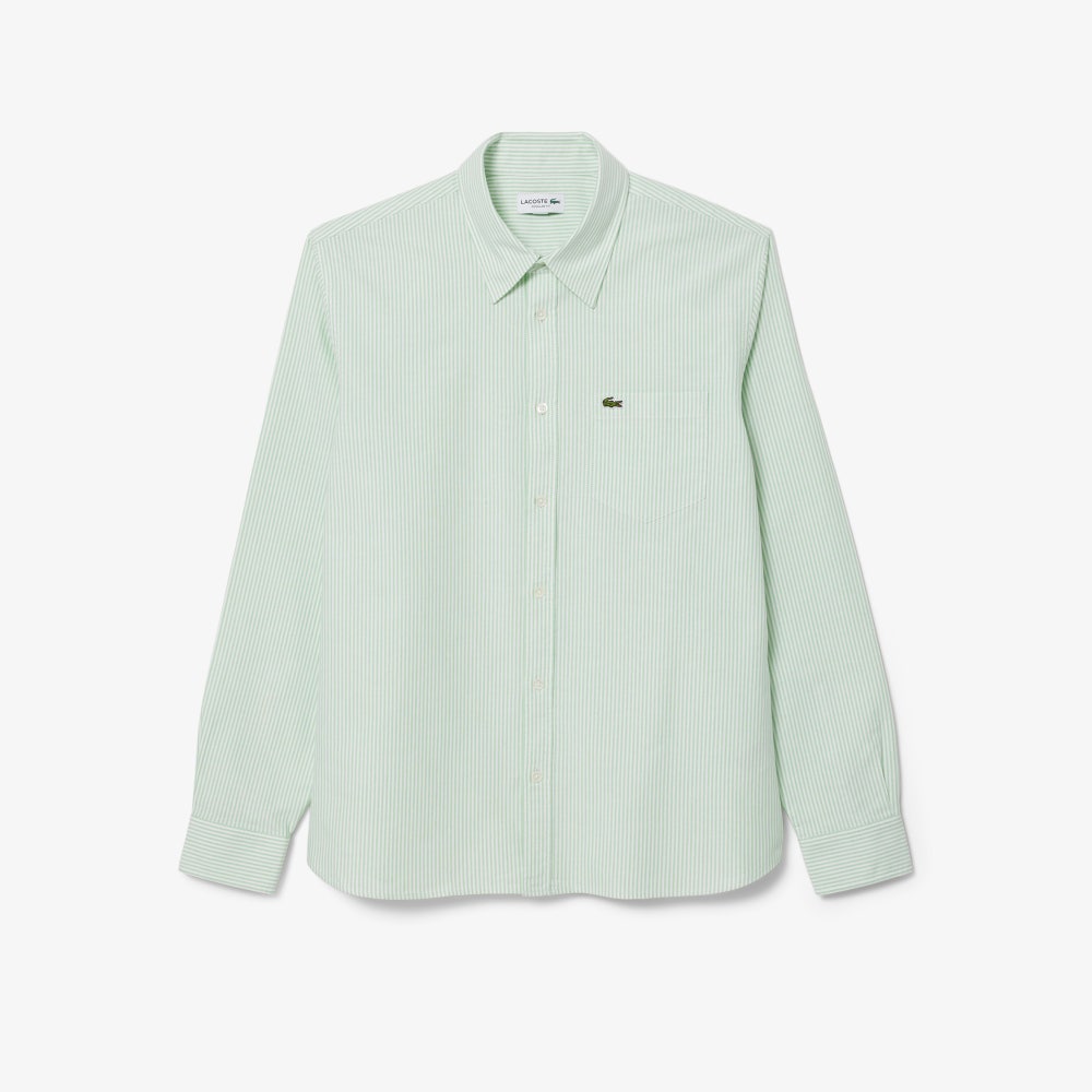 Shirts - Lac Oxford Shirt Green