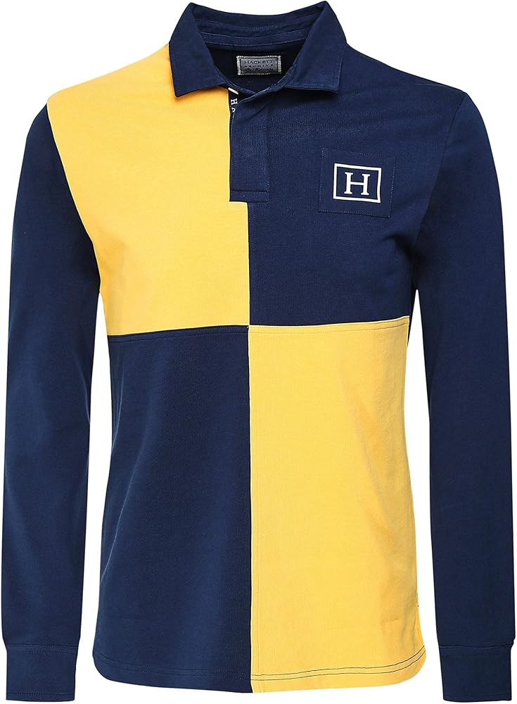 HKT Full Polo (BLUE - Yellow)