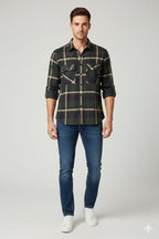 Overflap Green Overshirt