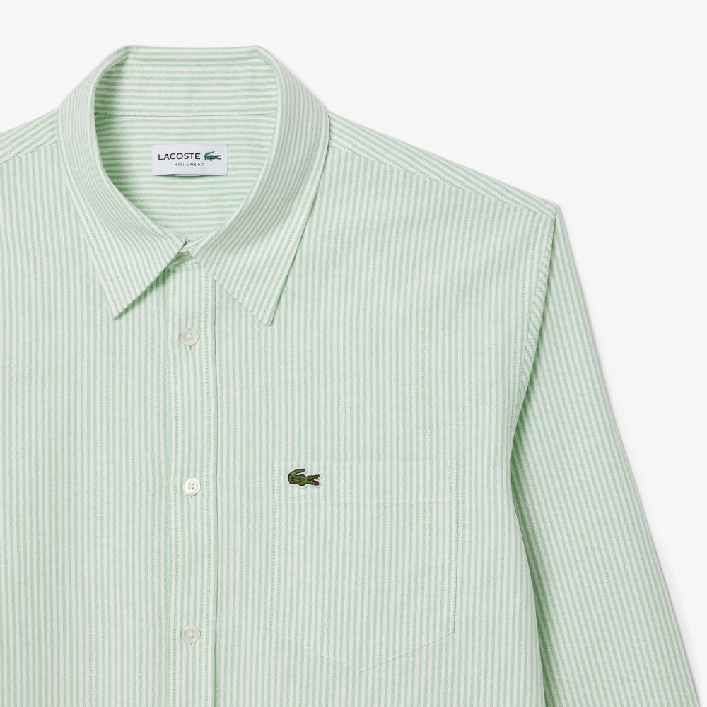 Shirts - Lac Oxford Shirt Green