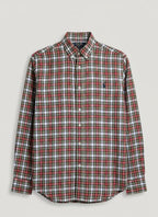 Plaid long-sleeve shirt