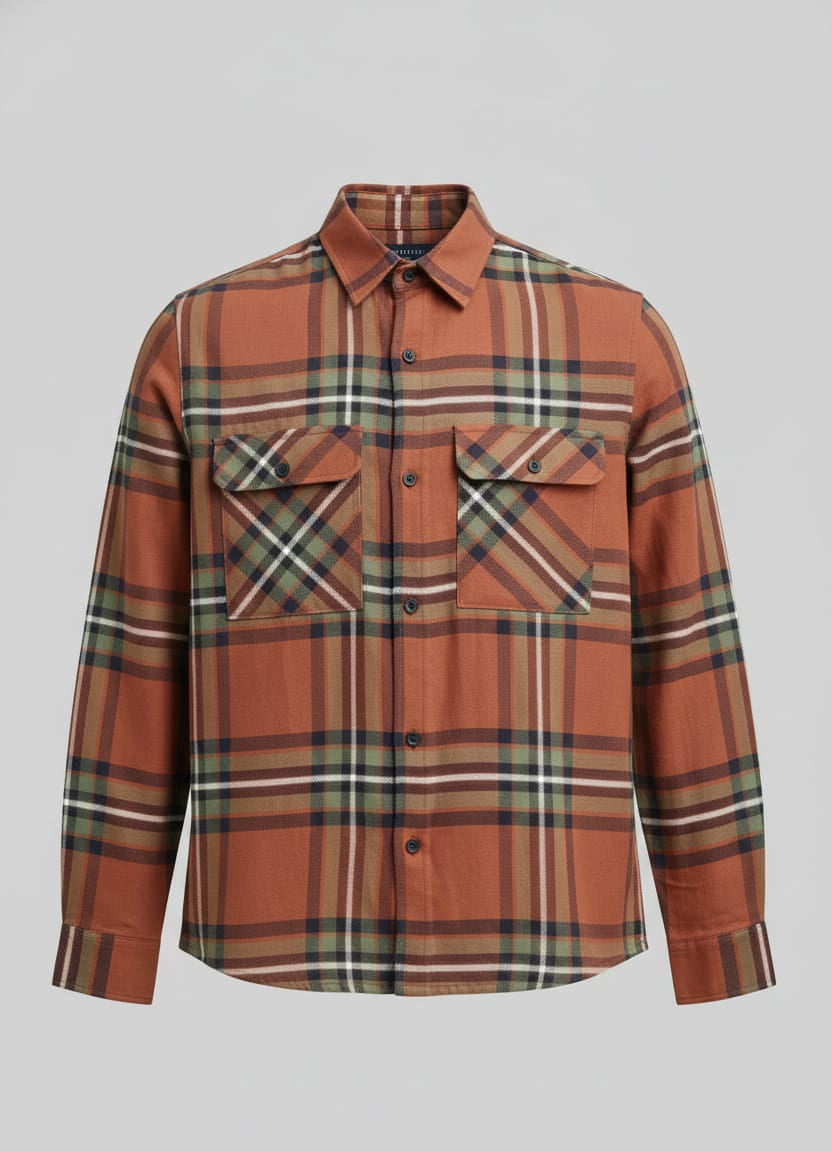 Overflap Wine Overshirt