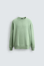 REVERSE EFFECT COTTON SWEATER