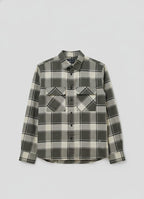 Overflap Grey-White Overshirt