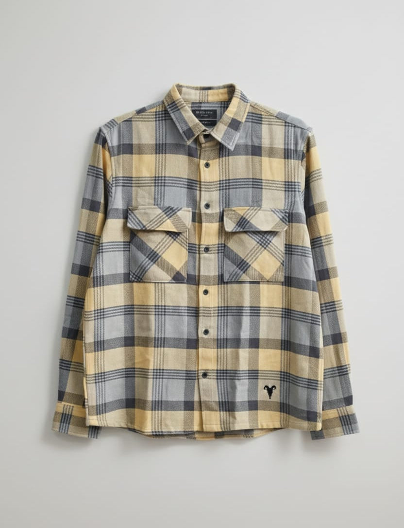 Overflap Mustard Overshirt