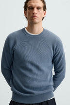 BASIC PURL KNIT SWEATER