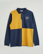 HKT Full Polo (BLUE - Yellow)