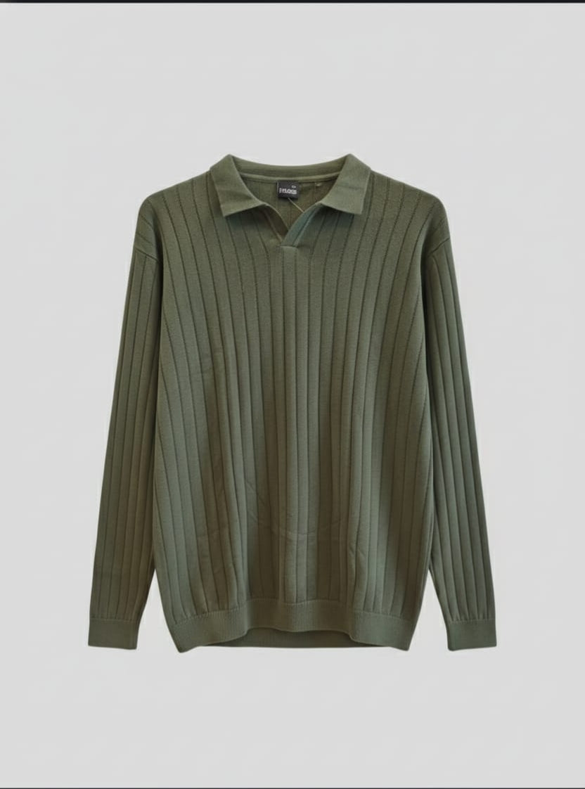 Knit Collar Full Sleeves