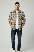 Overflap Mustard Overshirt