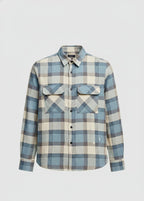 Overflap Blue-Beige Overshirt