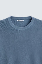 BASIC PURL KNIT SWEATER