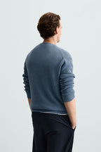 BASIC PURL KNIT SWEATER